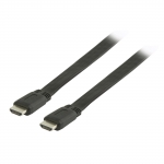 Câble HDMI High Speed + Ethernet mâle mâle  plat 1.5 mètre