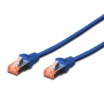 Câble Rj45 droit cat6 blinde 10m bleu Connectland