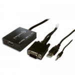 Adaptateur VGA vers HDMI avec audio Connectland