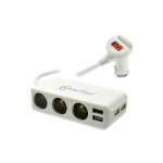 Tripleur allume-cigare chargeur USB HC62D Connectland