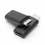 Adaptateur USB type c mâle vers micro usb femelle  Noir