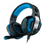 Casque de jeu FREYR Noir/Bleu Berserker Gaming