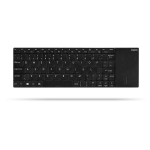 Clavier sans fil avec pavé tactile E2710 Noir Rapoo